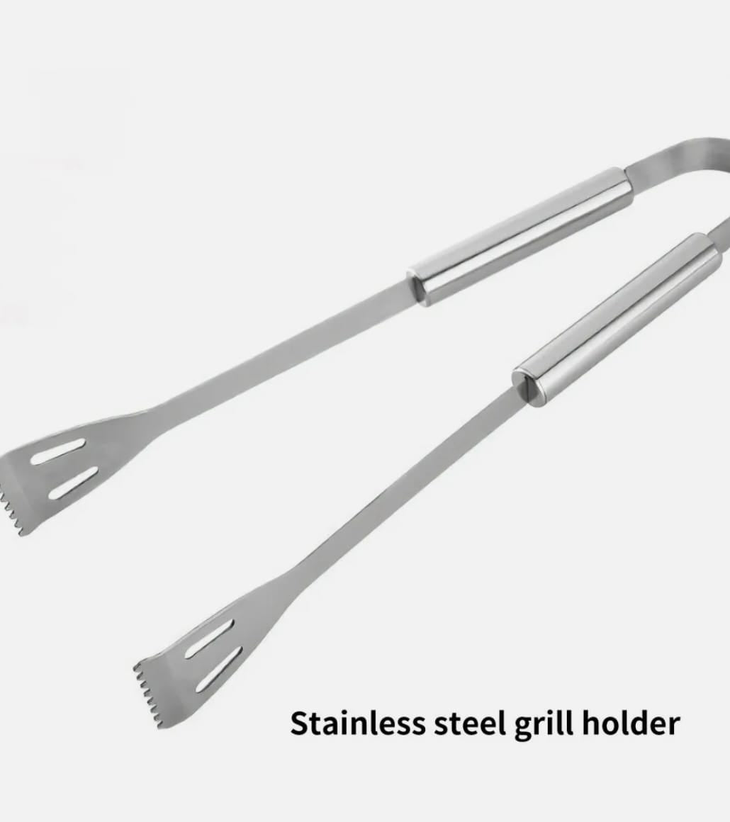 3 PCS Stainless Steel BBQ Grill Utensils Set