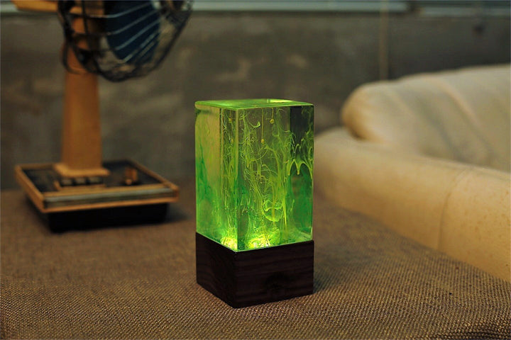 Resin table decor