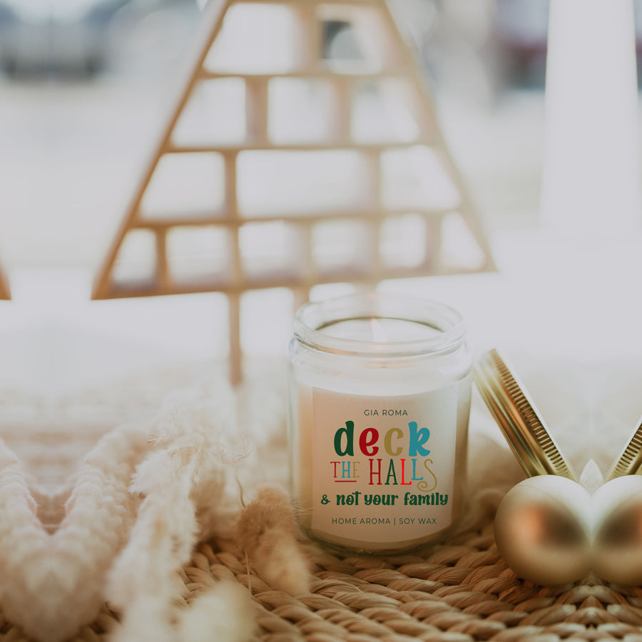 Deck The Halls Candle