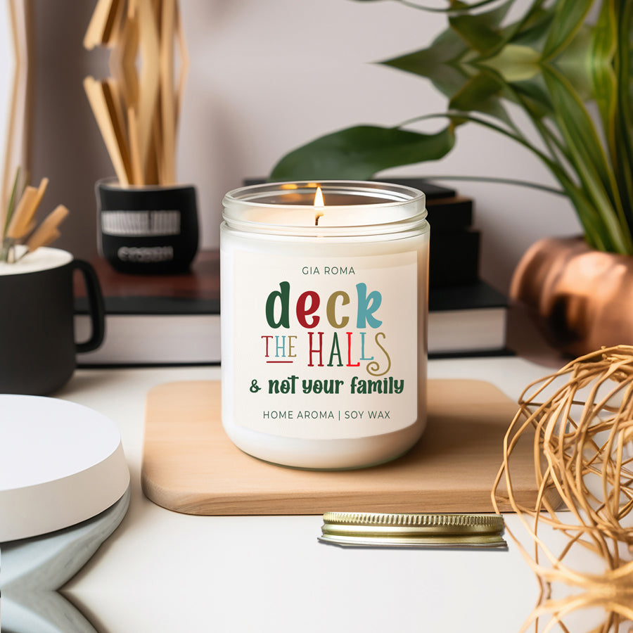 Deck The Halls Candle