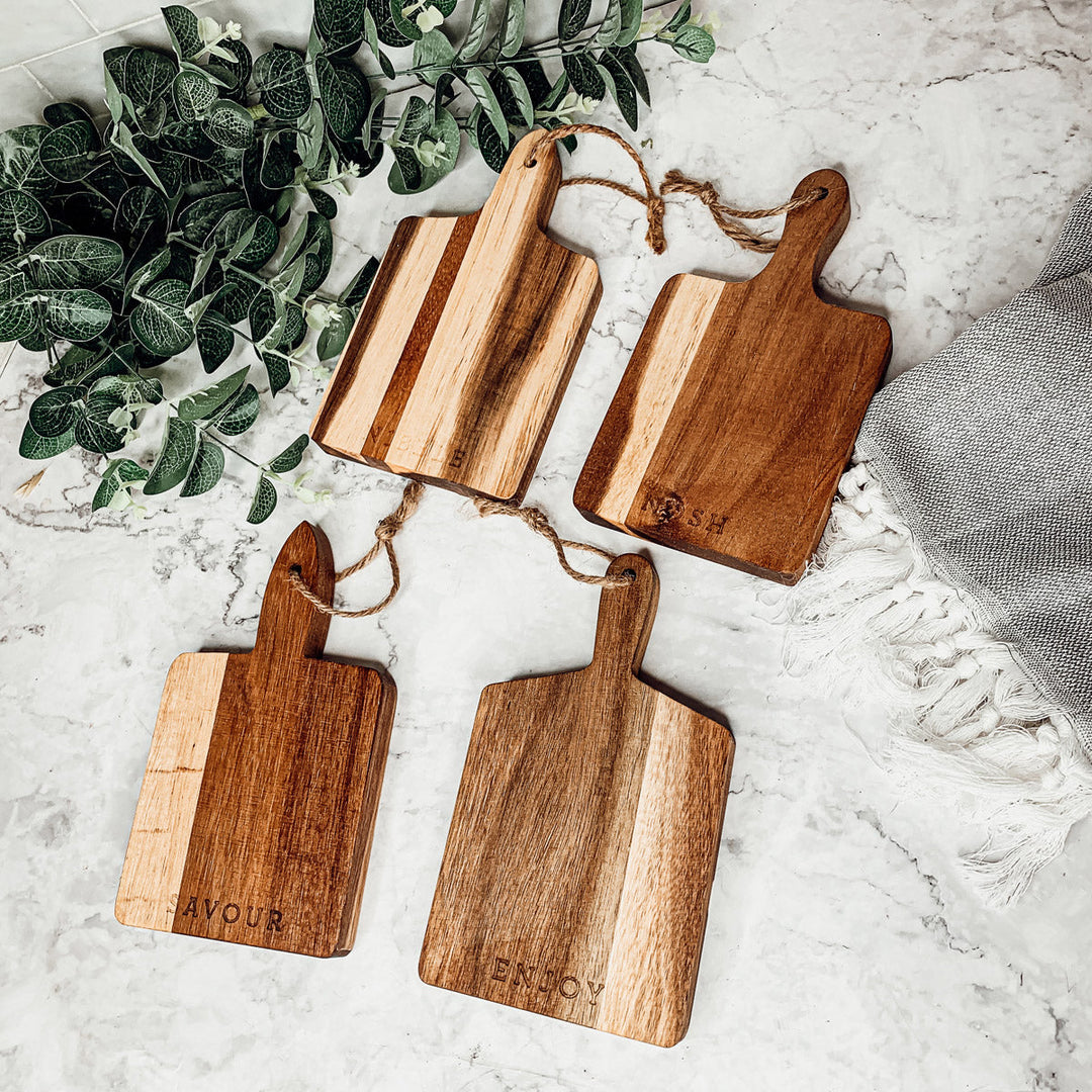 4 Charcuterie Boards | 8x4.5"