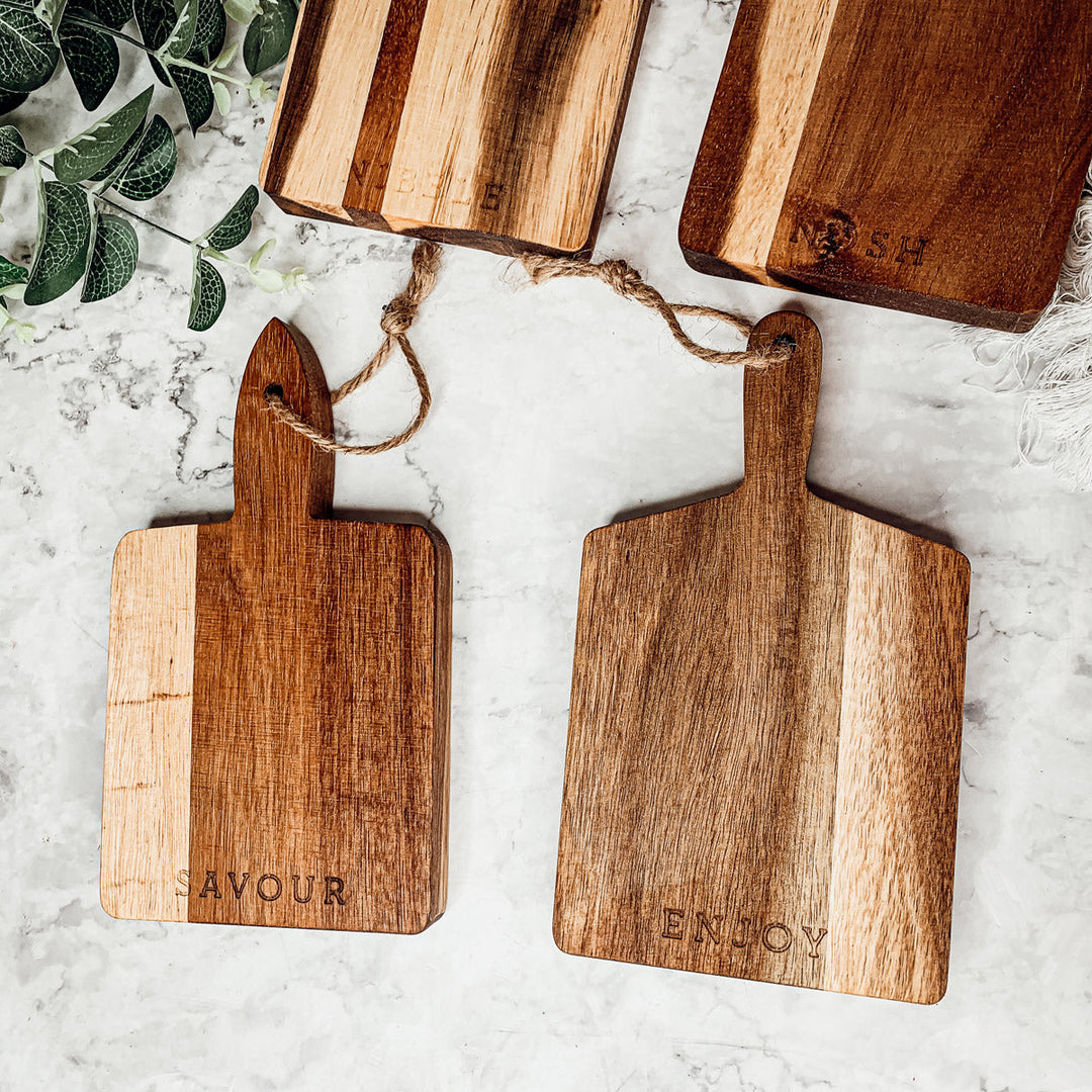 4 Charcuterie Boards | 8x4.5"