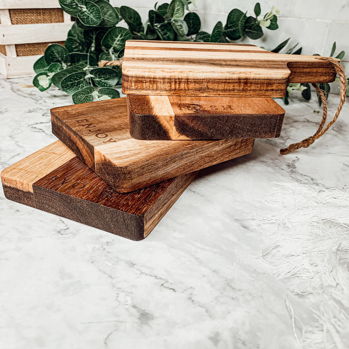 4 Charcuterie Boards | 8x4.5"