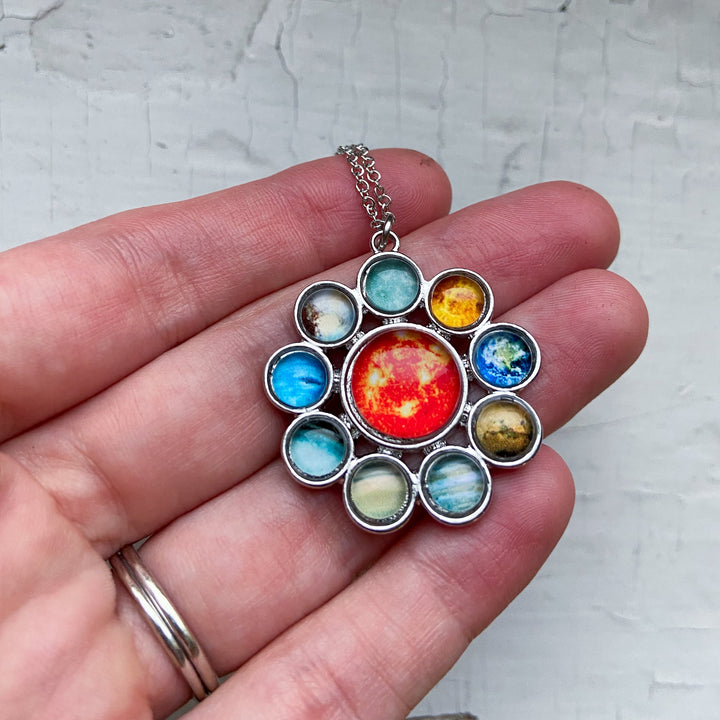 Solar System Halo Pendant