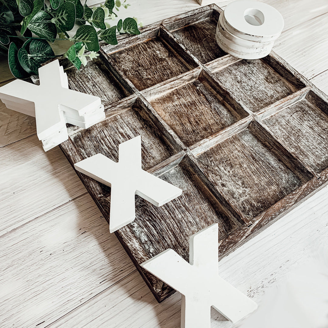 Rustic Tic Tac Toe