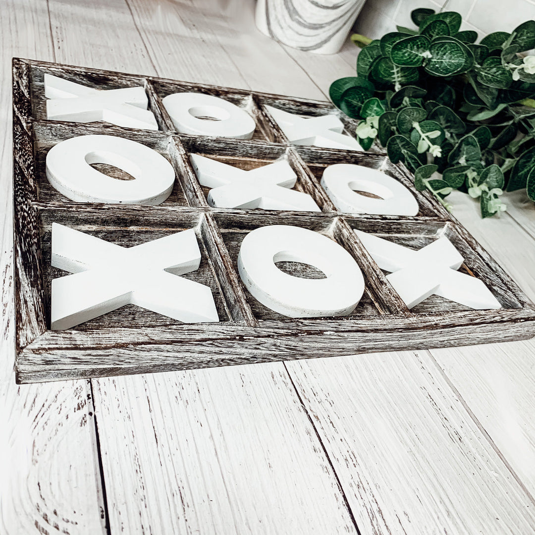 Rustic Tic Tac Toe