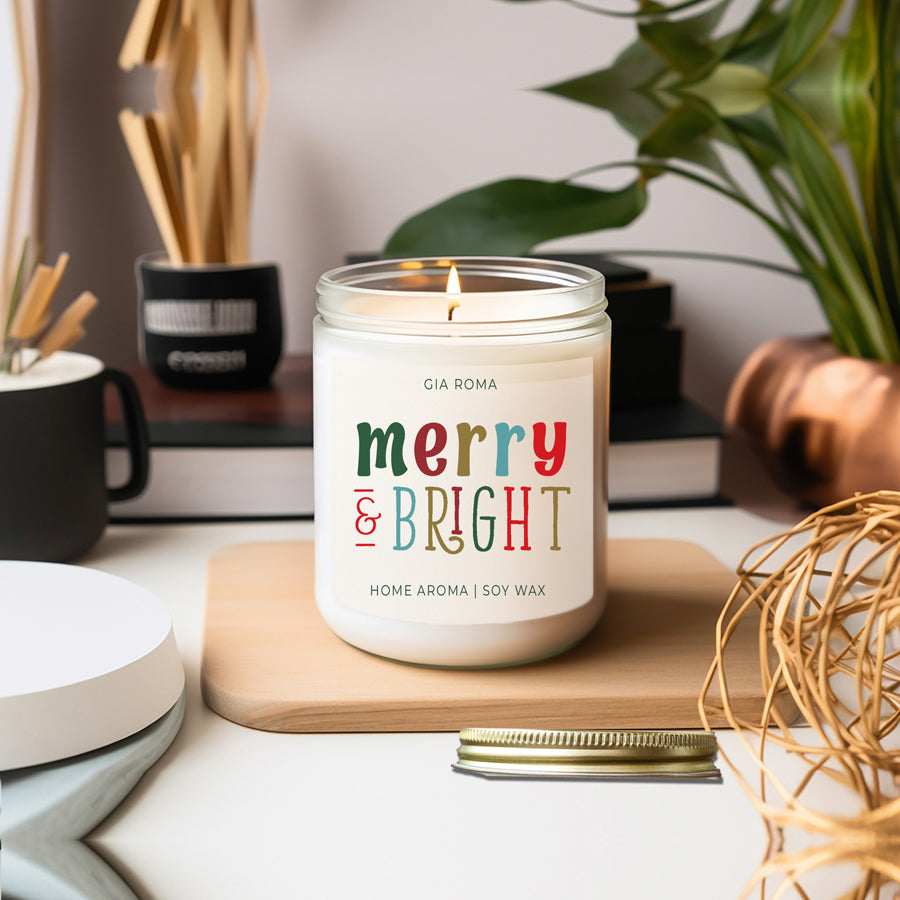 Merry + Bright Candle