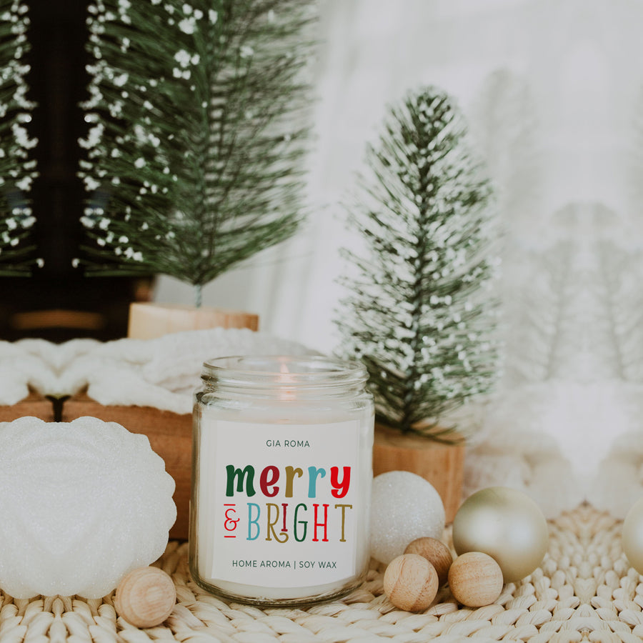 Merry + Bright Candle