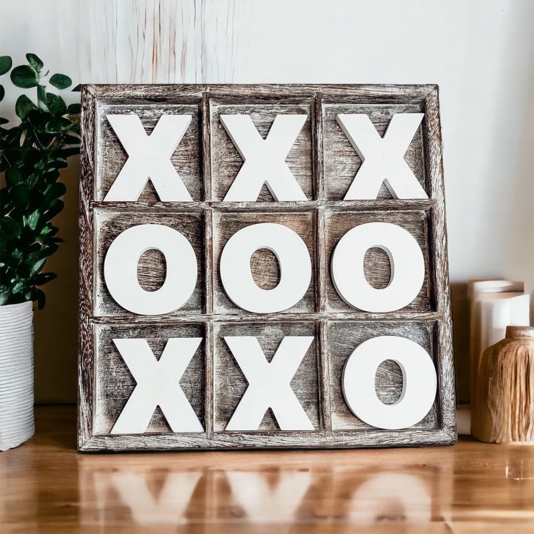 Rustic Tic Tac Toe