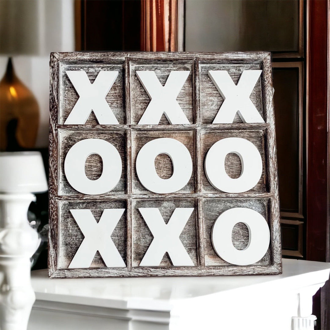 Rustic Tic Tac Toe