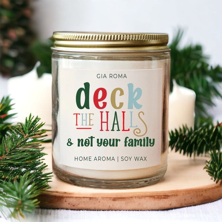 Deck The Halls Candle