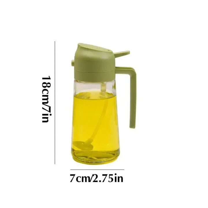 Dual Function Oil Spray and Pour Bottle