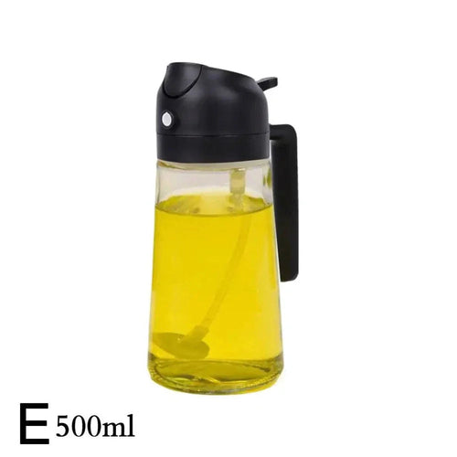 Dual Function Oil Spray and Pour Bottle