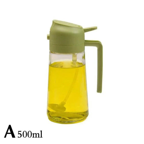 Dual Function Oil Spray and Pour Bottle