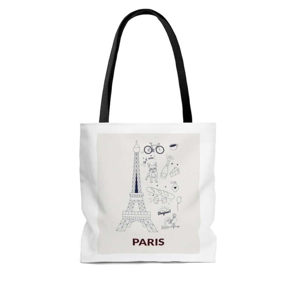 Symbols of PARIS Everyday Tote Bag - Medium