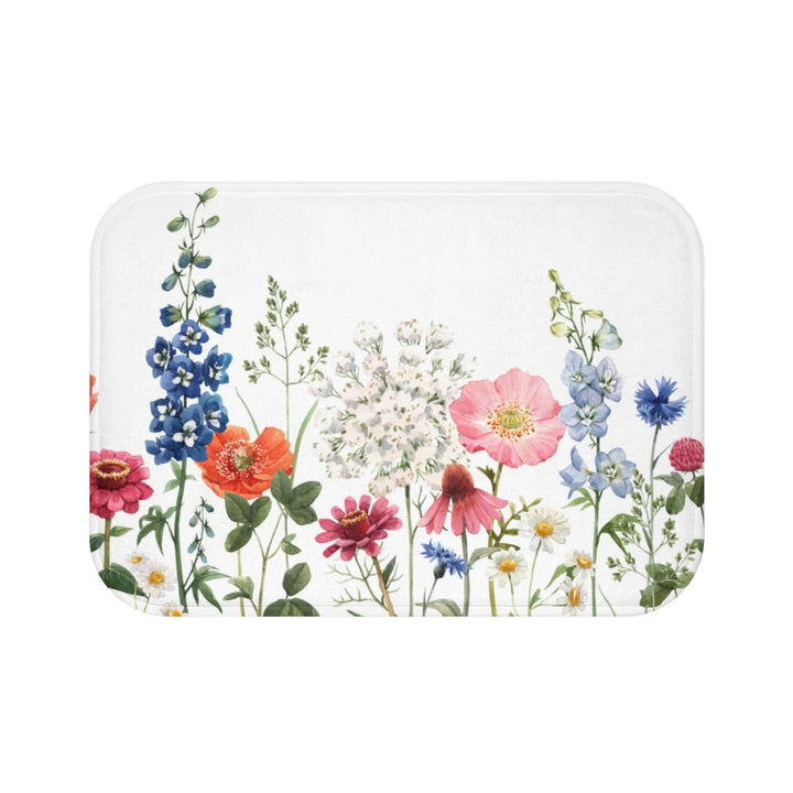 Spring Floral Garden Bath Mat