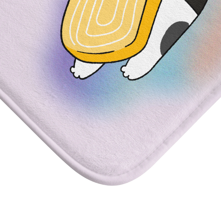 Adorable Cat Sushi Bath Mat