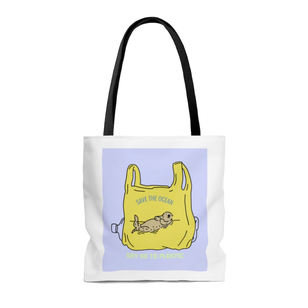 Save Earth Otter Edition Shopper Tote Bag - Medium