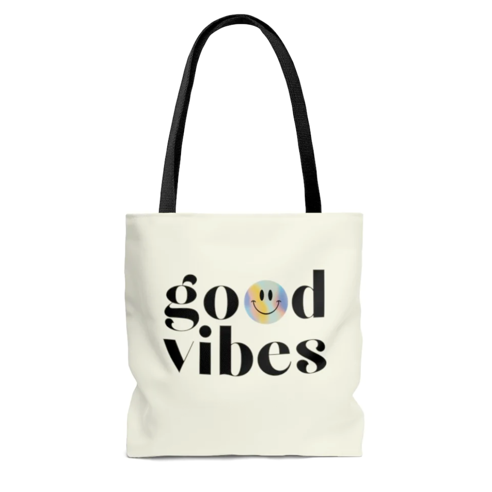 Good Vibes Beach Shopper Tote Bag -  Medium