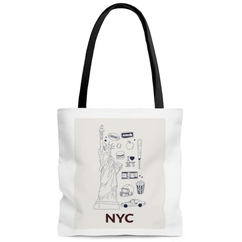 Symbols of NYC Everyday Tote Bag - Medium