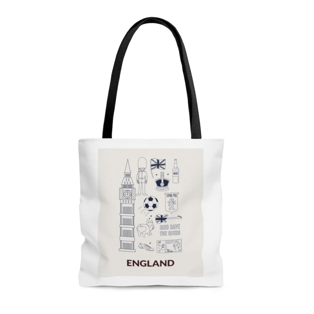 Symbols of ENGLAND Everyday Shopper Tote Bag - Medium