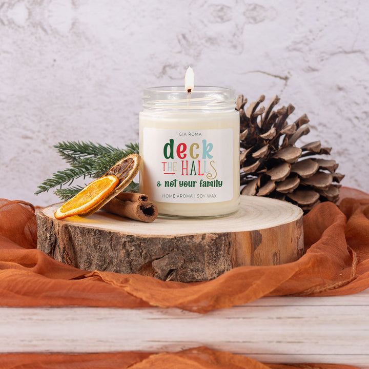 Deck The Halls Candle