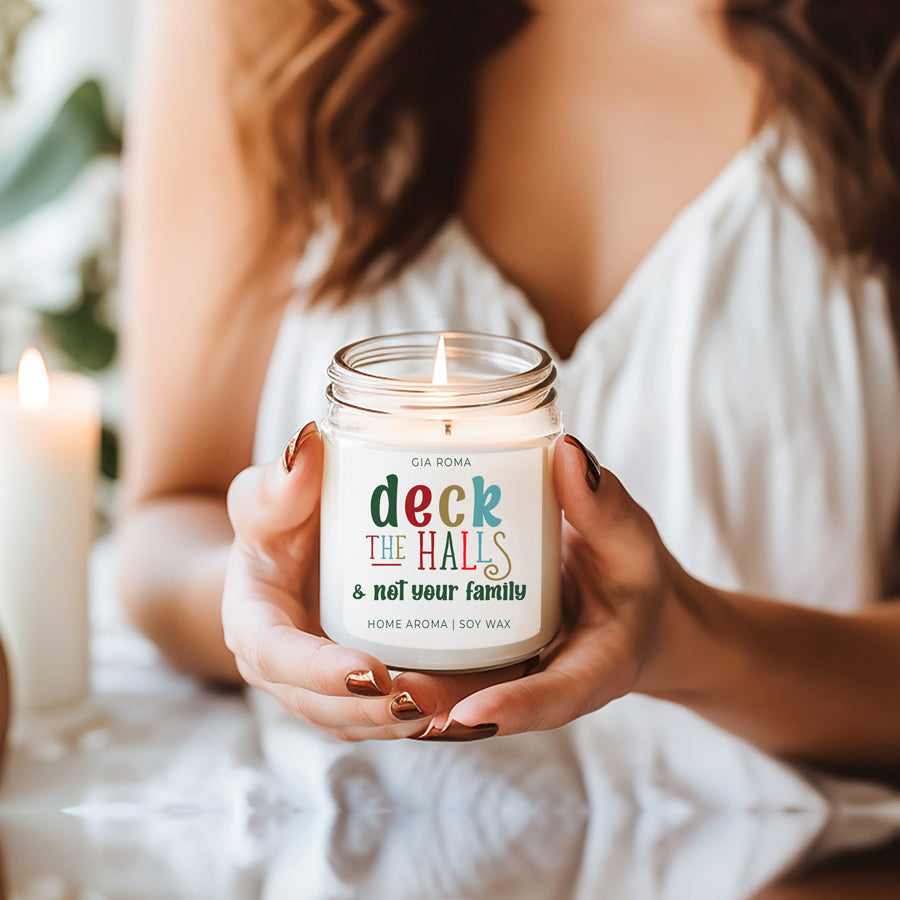 Deck The Halls Candle