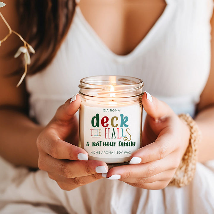 Deck The Halls Candle