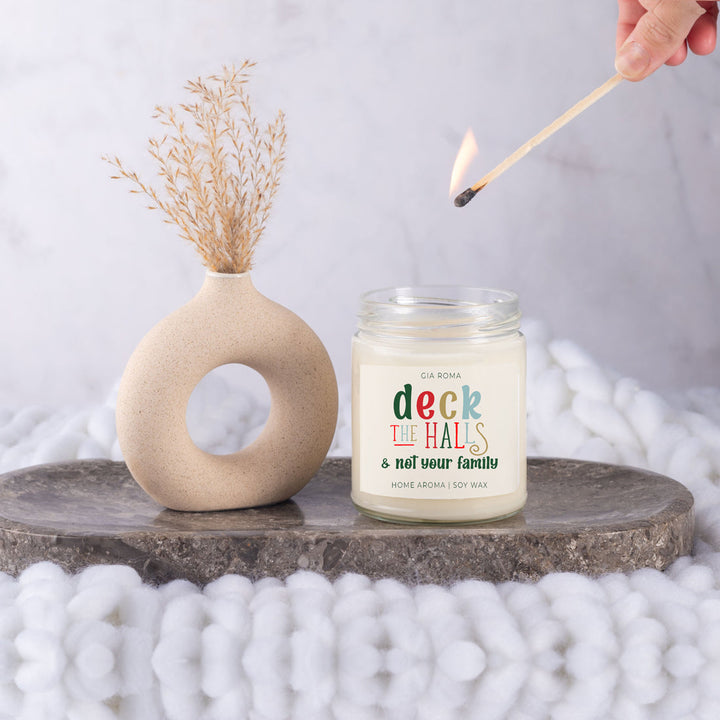 Deck The Halls Candle