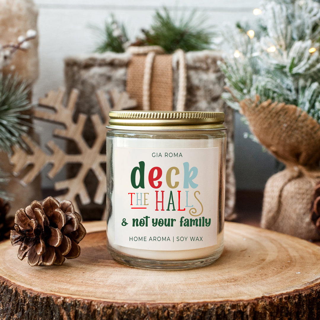 Deck The Halls Candle