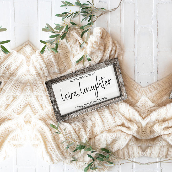 Love Laughter Sign