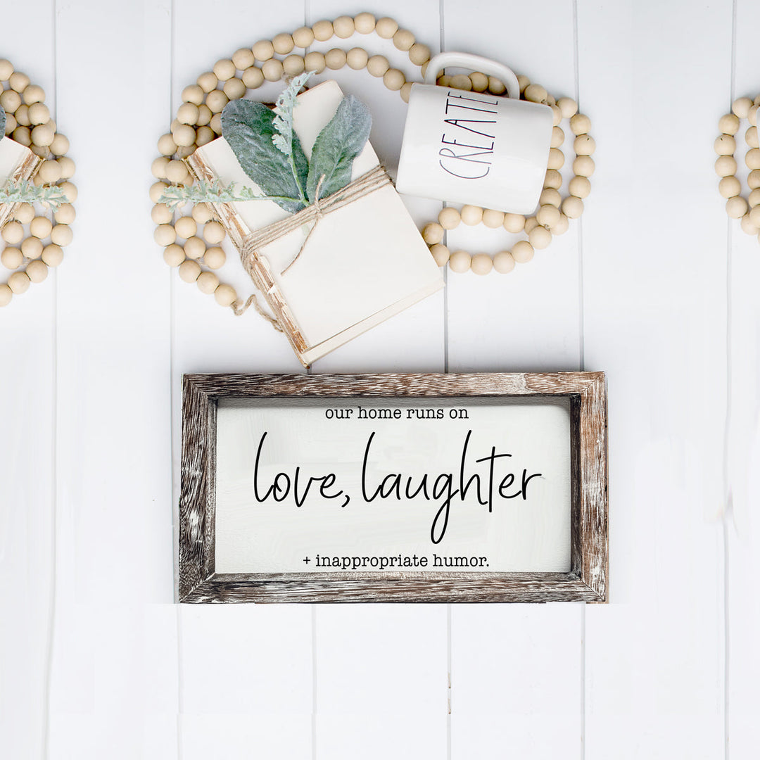 Love Laughter Sign