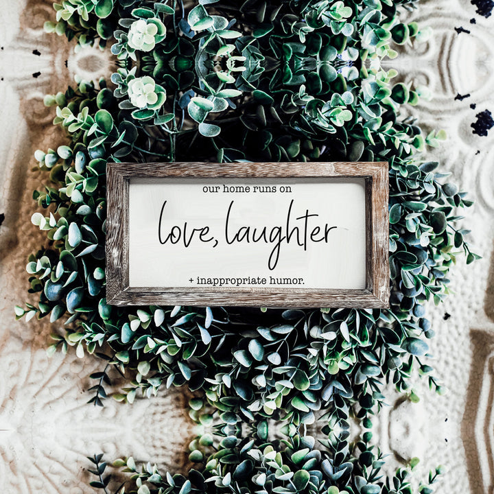 Love Laughter Sign