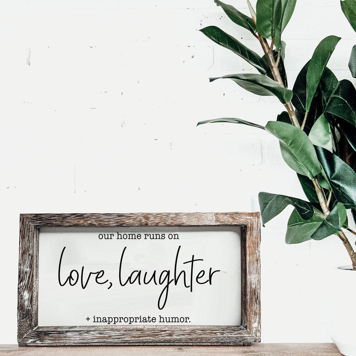 Love Laughter Sign