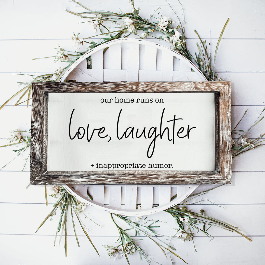 Love Laughter Sign