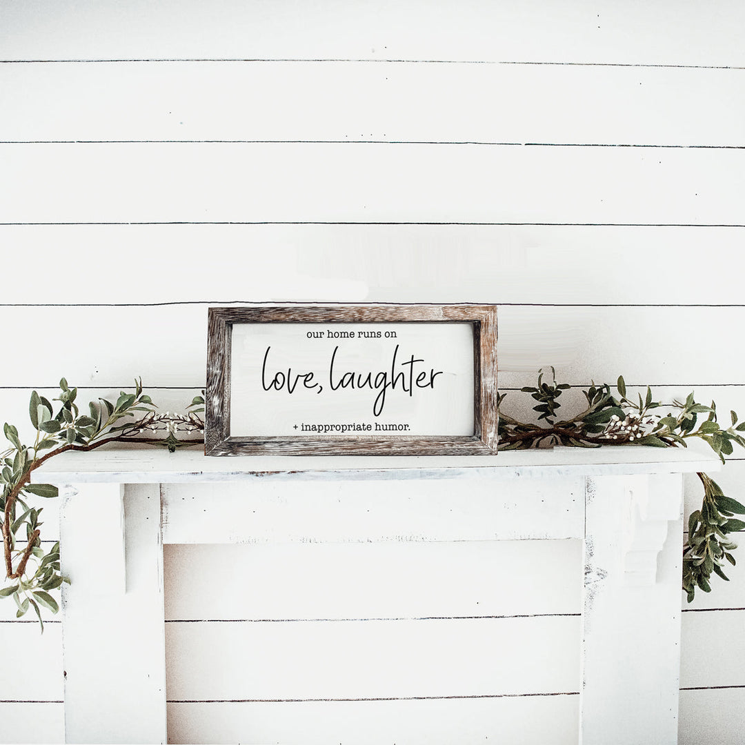 Love Laughter Sign