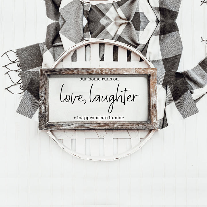 Love Laughter Sign