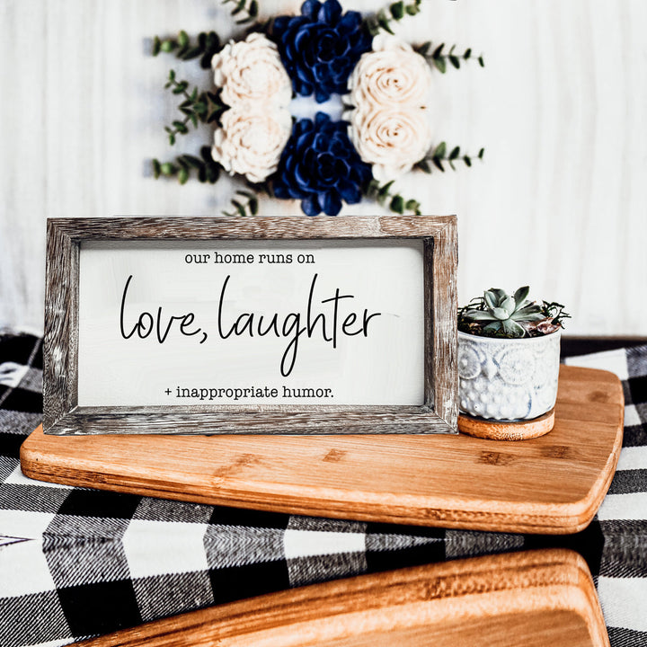 Love Laughter Sign