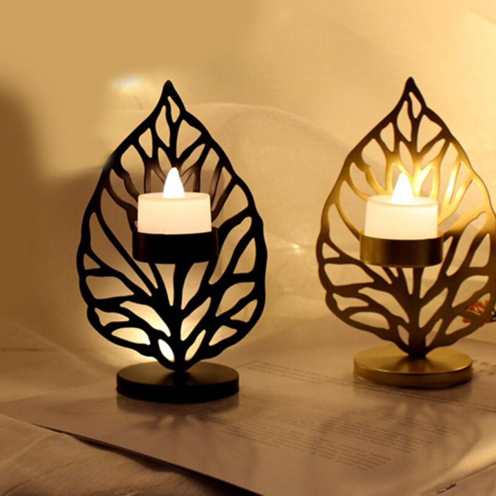 Creative Leaf Candlestick