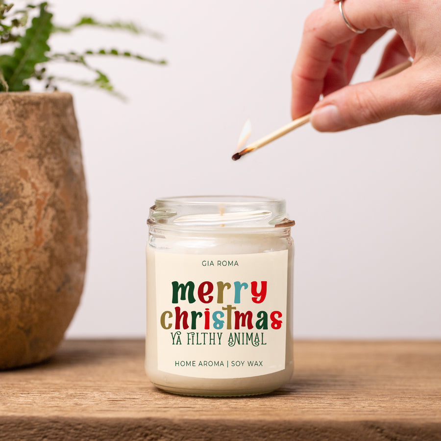 Merry Christmas Candle