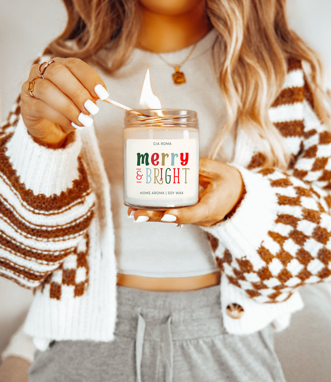 Merry + Bright Candle