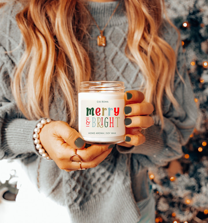 Merry + Bright Candle