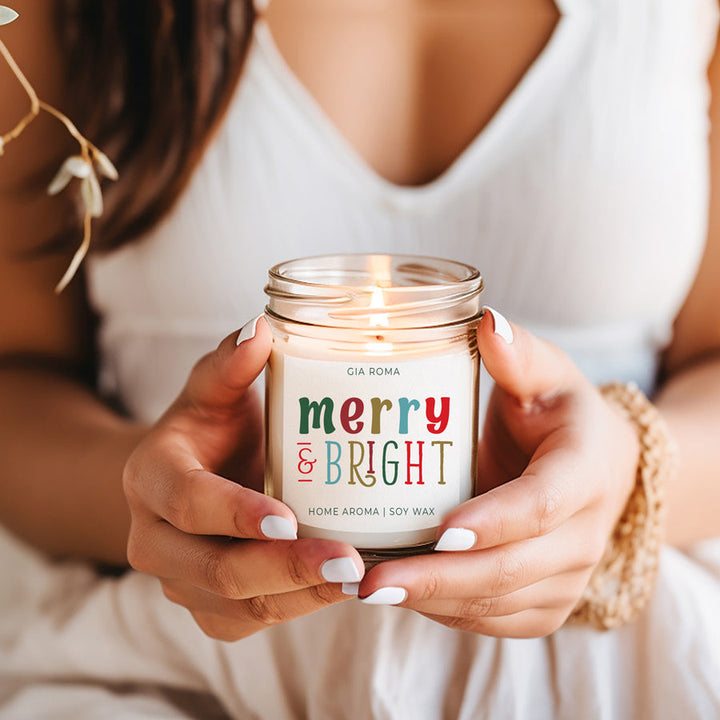 Merry + Bright Candle