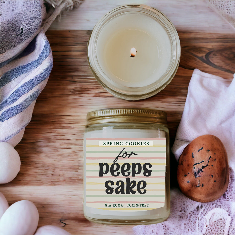 Easter Cookie Candle