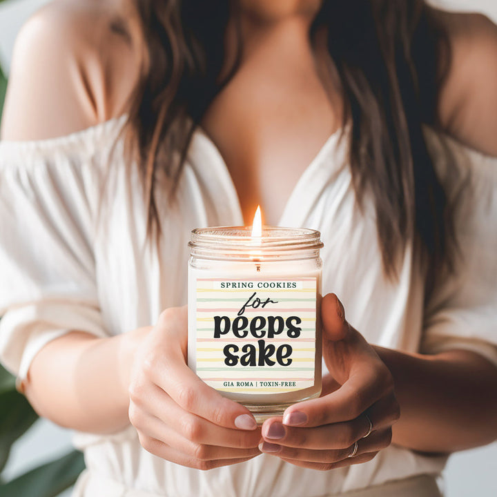 Easter Cookie Candle