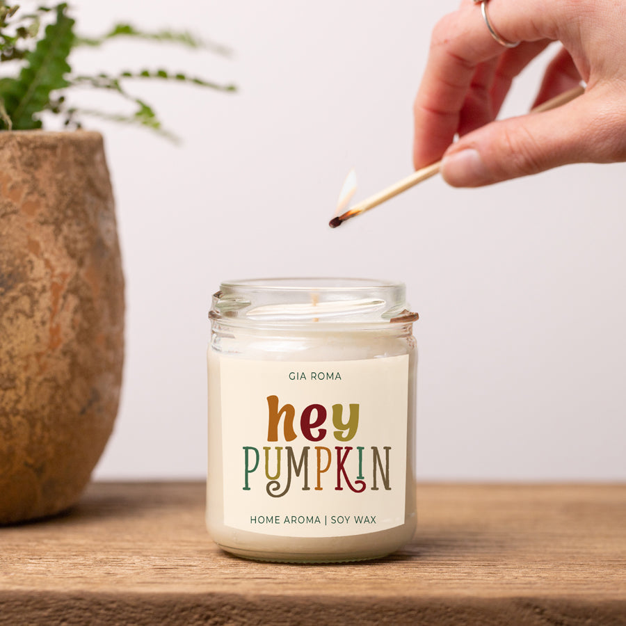 Baked Pumpkin Candle