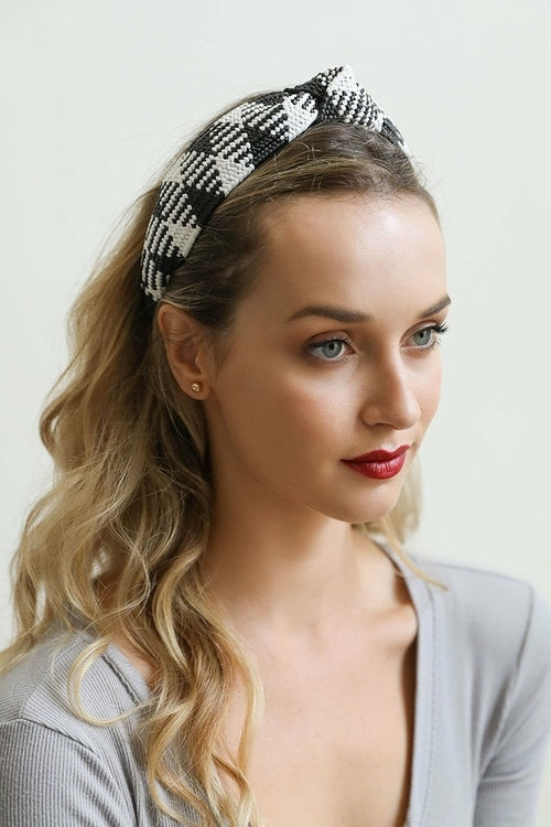 Straw Rattan Knotted Headband