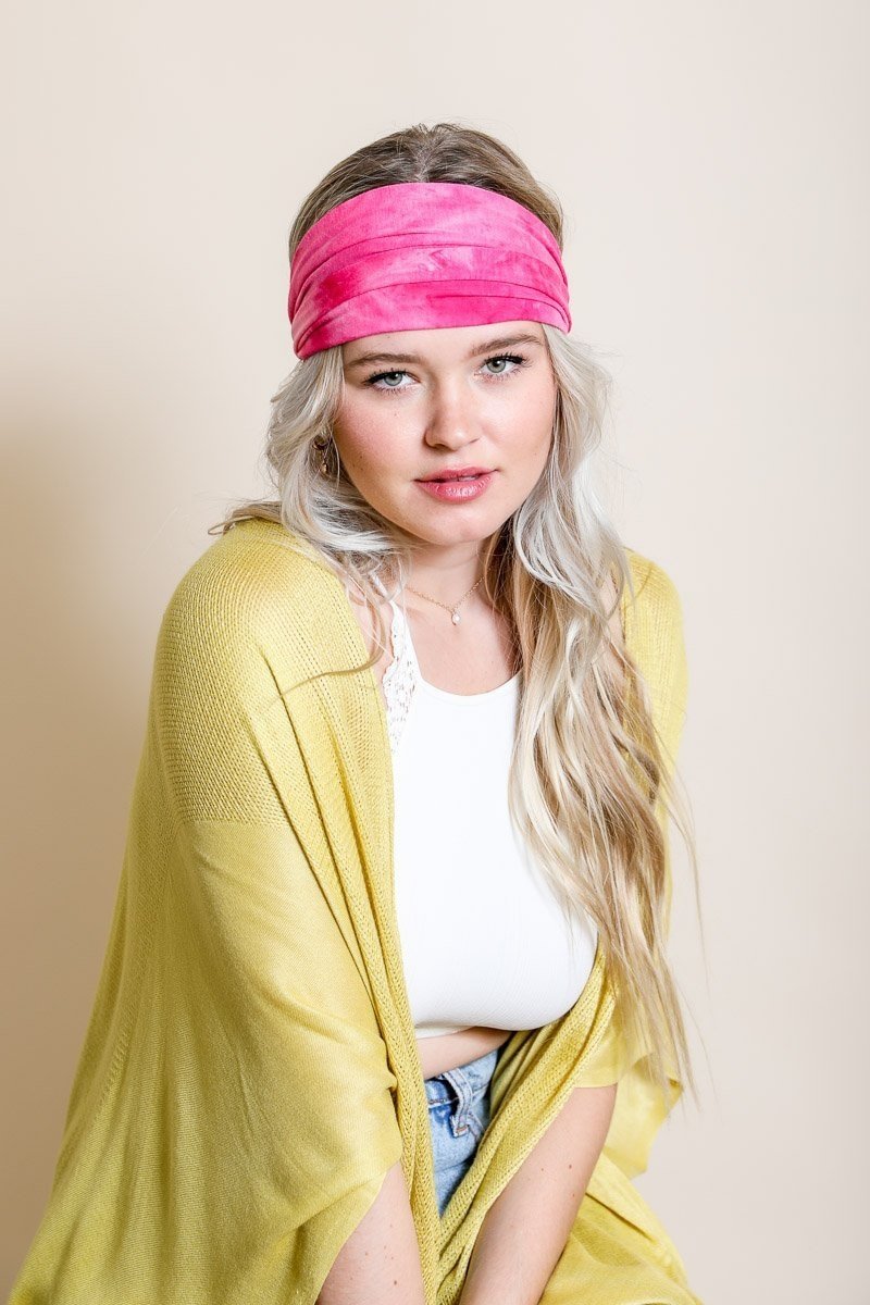 Wide Tie-Dye Headband